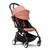 Vista diagonale con cappottina estesa - Passeggino Trio Stokke Trio YOYO3