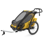 Configurazione agganciato alla bici - Passeggino Quattro Ruote Thule Chariot Sport