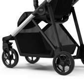 Dettaglio ruote e cestello - Passeggino Quattro Ruote Thule Shine
