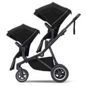 Vista laterale con 2 sedute - Passeggino Gemellare Thule Sleek fratellare