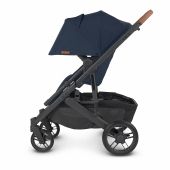 Vista laterale con cappottina abbassata - Passeggino Quattro Ruote UPPAbaby Cruz V2