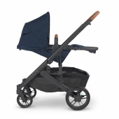 Vista laterale con schienale reclinato - Passeggino Quattro Ruote UPPAbaby Cruz V2