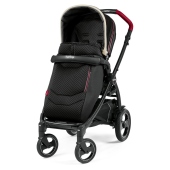 Vista della configurazione passeggino - Telaio Book 51 S e seduta Pop-Up, firmati Fiat 500 - Passeggino Trio Peg Perego Book 500 Elite Modular