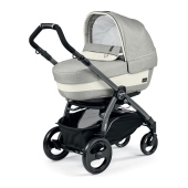 Vista della configurazione carrozzina - Telaio Book 51 e navicella Elite - Passeggino Trio Peg Perego Book 51 Elite Modular