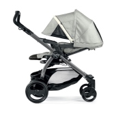 Vista del passeggino con schienale reclinato in posizione nanna - Passeggino Trio Peg Perego Book 51 Elite Modular