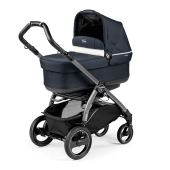 Vista della configurazione carrozzina - Telaio Book 51 S e navicella Pop-Up - Passeggino Trio Peg Perego Book 51 S Pop-Up Modular