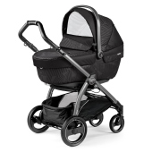 Vista della configurazione carrozzina - Telaio Book S e navicella XL - Passeggino Trio Peg Perego Book S XL Modular