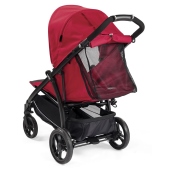Particolare inserto in rete per facilitare l'aerazione - Passeggino Quattro Ruote Peg Perego Booklet