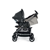 Configurazione seggiolino auto (acquistabile separatamente), vista laterale. - Passeggino Leggero Peg Perego Si