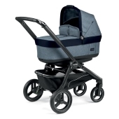 Vista della configurazione carrozzina - Telaio Team e navicella Pop-Up - Passeggino Trio Peg Perego Team Pop-Up Modular