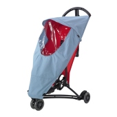 Con parapioggia (accessorio opzionale) - colore Red Signal - Passeggino Ultraleggero Quinny Yezz
