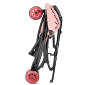 Vista del passeggino chiuso - Colore: Pink Pastel - Passeggino Ultraleggero Quinny Yezz Miami
