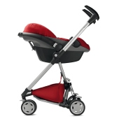 Vista con seggiolino auto Bb Confort Pebble Plus - Passeggino Tre Ruote Quinny Zapp Xtra 2