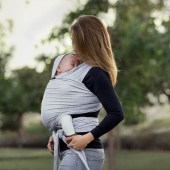 Posizione fronte - Fascia porta beb Babywrap Suavinex