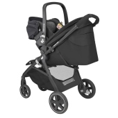 Vista diagonale con seggiolino (non incluso) - Passeggino Quattro Ruote Maxi-Cosi Gia