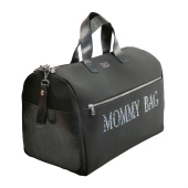 Vista diagonale - TICI Handmade Mommy Bag Bauletto Nero
