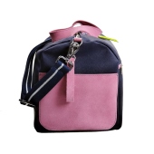 Vista laterale fuxia - TICI Handmade Mommy Bag Bauletto