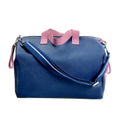 Vista posteriore fuxia - TICI Handmade Mommy Bag Bauletto