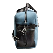 Vista laterale celeste - TICI Handmade Mommy Bag Nabuk