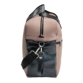 Vista laterale marrone - TICI Handmade Mommy Bag Nabuk
