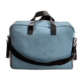 Vista posteriore celeste - TICI Handmade Mommy Bag Nabuk