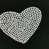 Dettaglio cuore strass - TICI Handmade Pochette cambio
