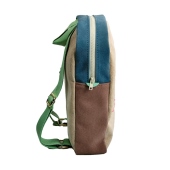 Vista laterale - TICI Handmade Zainetto asilo con nome