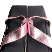 Dettaglio manici - TICI Handmade Zaino Mommy Bag Nero