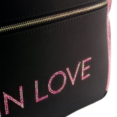 Dettaglio scritta - TICI Handmade Zaino Mommy Bag Nero