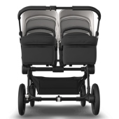 Vista frontale con navicelle - Passeggino Gemellare Bugaboo Donkey 5 Gemellare