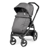 Vista diagonale con coprigambe - Passeggino Trio Peg Perego Futura Modular