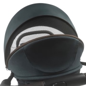 Dettaglio cappottina con sezione di ventilazione - Passeggino Leggero Leclerc Baby Influencer Air