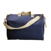 Vista posteriore blu oro - TICI Handmade Mommy Bag Bauletto