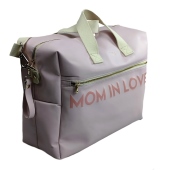 Vista diagonale rosa - TICI Handmade Mommy Bag Bio