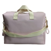 Vista posteriore rosa - TICI Handmade Mommy Bag Bio