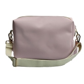 Vista posteriore rosa - TICI Handmade Stroller Bag