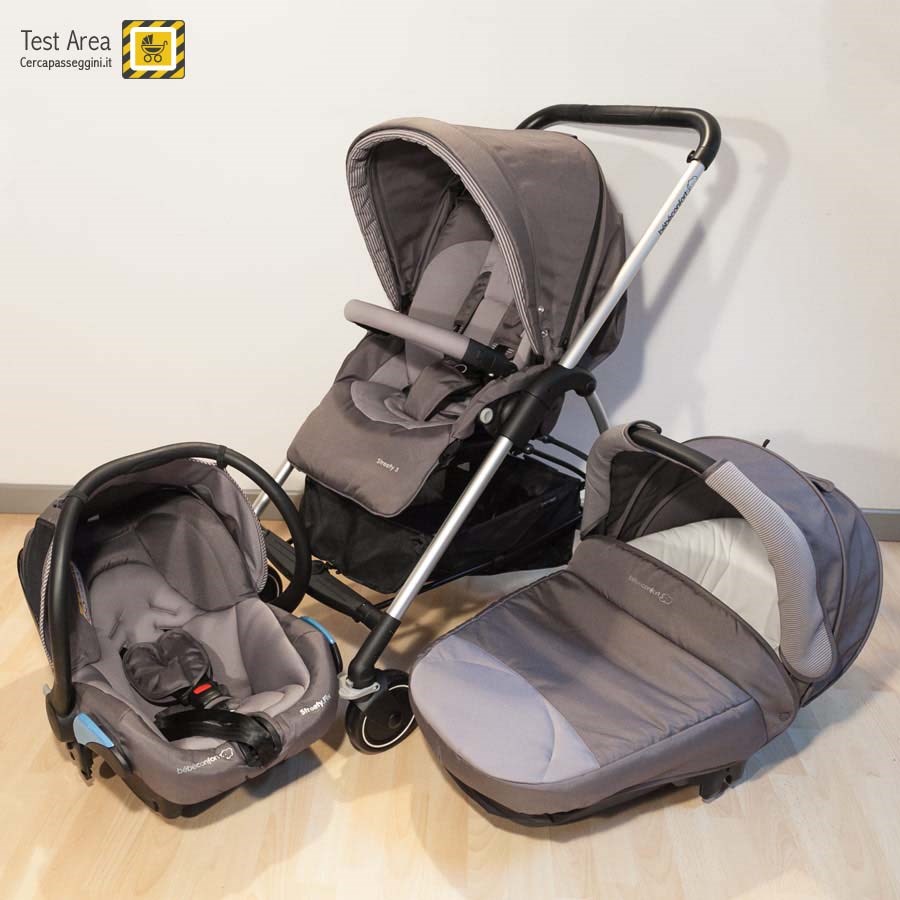 Poussette combiné BEBE CONFORT Trio Streety next total black 2014