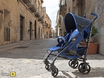 Chicco Liteway - Vista diagonale passeggino - Ed eccoci alla scoperta delle stradine del Centro Storico - Centro Storico - Lecce