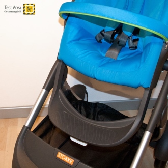 Stokke Crusi Duo - Vista del poggiapiedi nella posizione massima