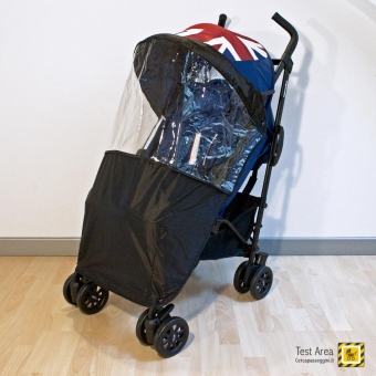 Easywalker MINI Buggy - Vista del parapioggia sul passeggino