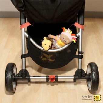 Baby Jogger City Mini 3 - Particolare del cestello portaoggetti