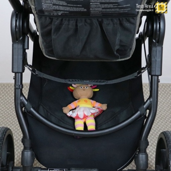 Baby Jogger Trio City Premier - Accessori - particolare cestello portaoggetti