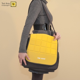 Be Cool Trio Slide 3 Cocoon - Vista della borsa cambio, con trasporto a tracolla - colore Yellow