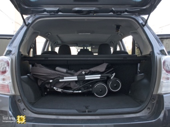 Bebeconfort Trio Streety Next - Prova Bagagliaio - Vista ingombro