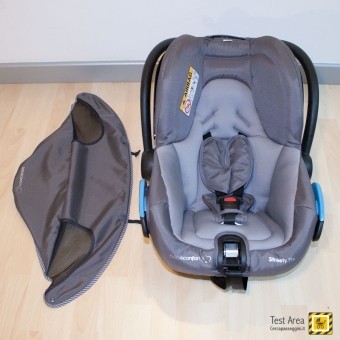 Bebeconfort Trio Streety Next - Contenuto Imballo 1 - Seggiolino auto Streety.Fix, capottina seggiolino auto.