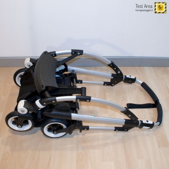 Bugaboo Bee 3 e Carrozzina - Vista laterale del telaio chiuso