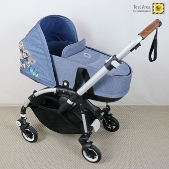 Bugaboo Bee 5 passeggino e navicella - Versione carrozzina - navicella e telaio - vista diagonale