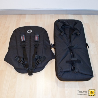 Bugaboo Cameleon 3 - Imballo 1 - contenuto - la seduta del passeggino e la navicella in modalit salvaspazio