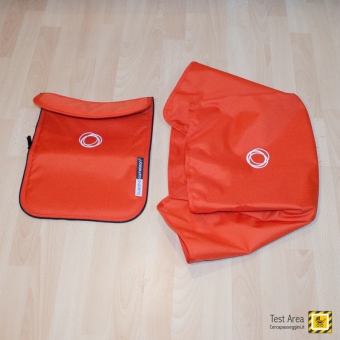 Bugaboo Cameleon 3 - Imballo 2 - contenuto - Tessuto della capottina e copertina navicella - colore: Orange