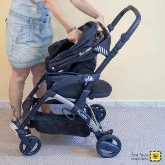 Cam Il Mondo Del Bambino Fluido Stella - Chiusura fronte mamma - fase1b - piegare in avanti lo schienale della seduta